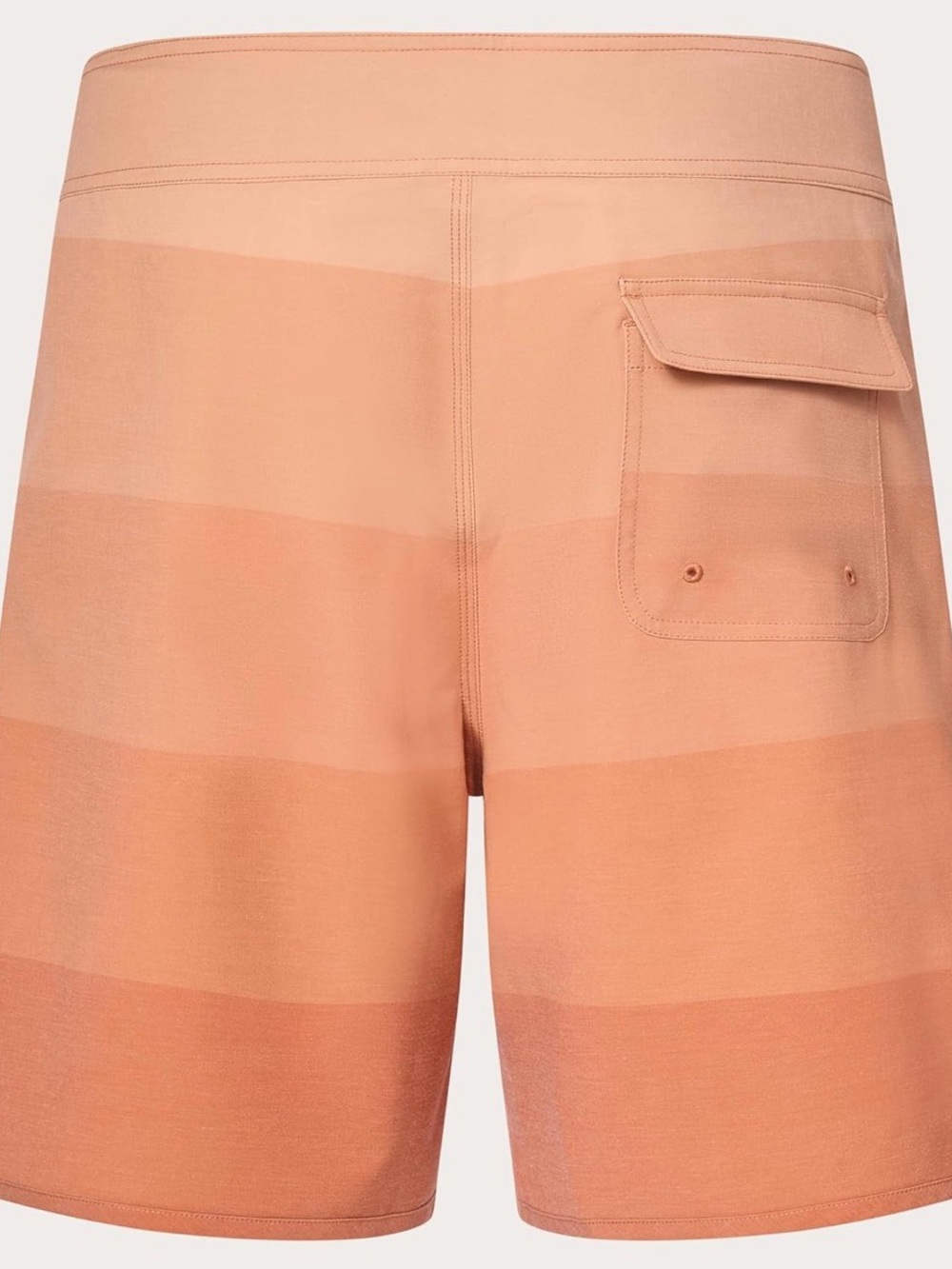 Oakley Men's Retro Mark 19" Boardshort, Size 32, Striped Ginger/Peach - Picture 2 of 7